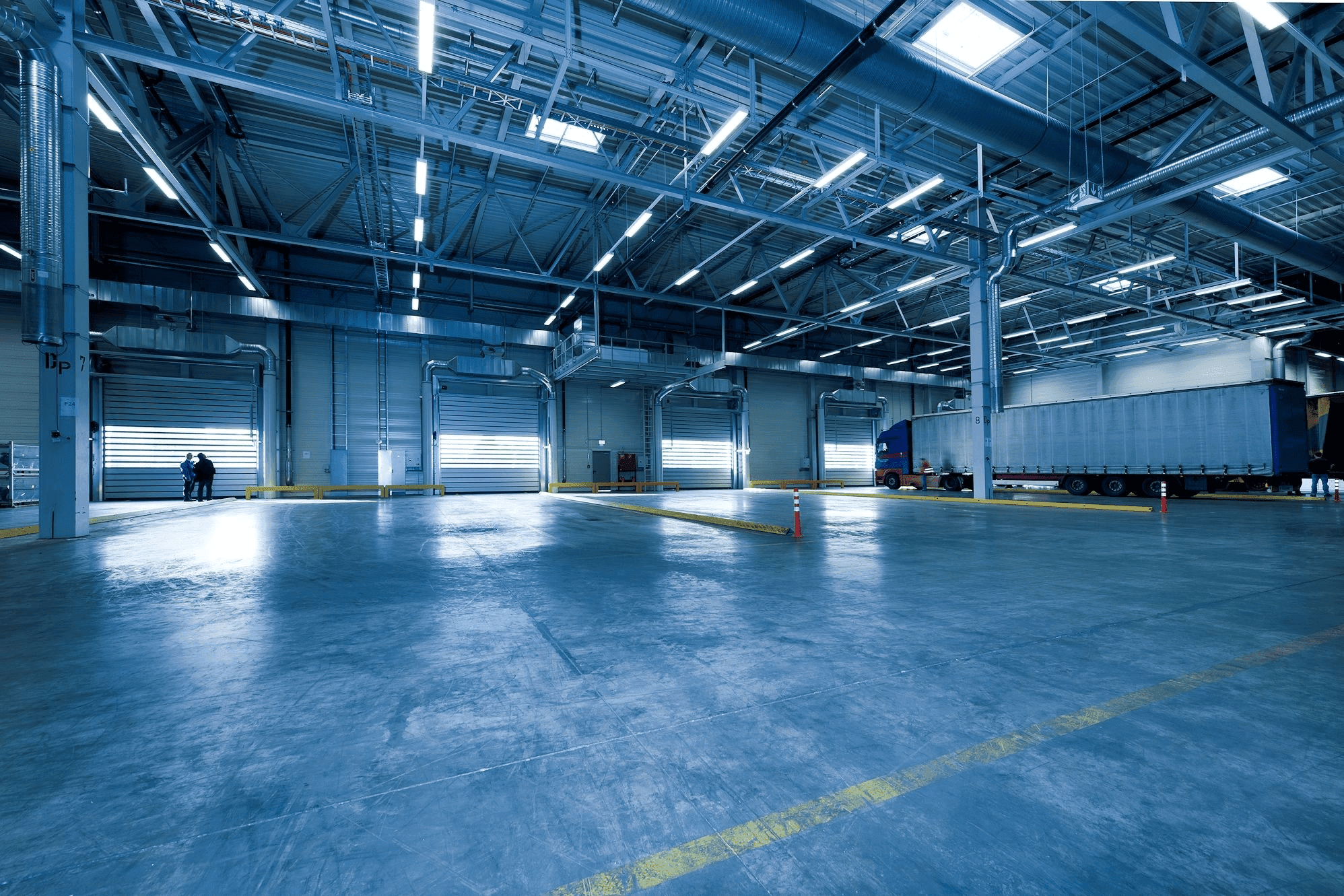 Loading area for a business